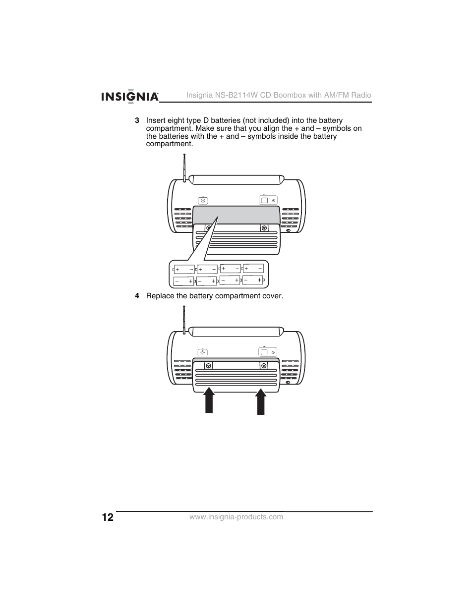 Insignia NS-B2114W User Manual | Page 14 / 98