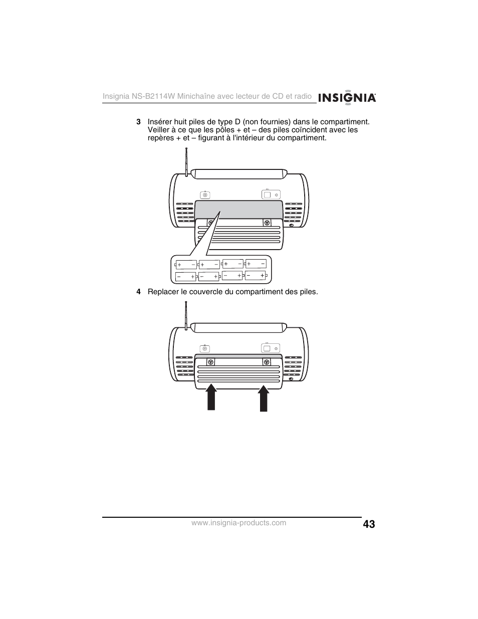 Insignia NS-B2114W User Manual | Page 45 / 98