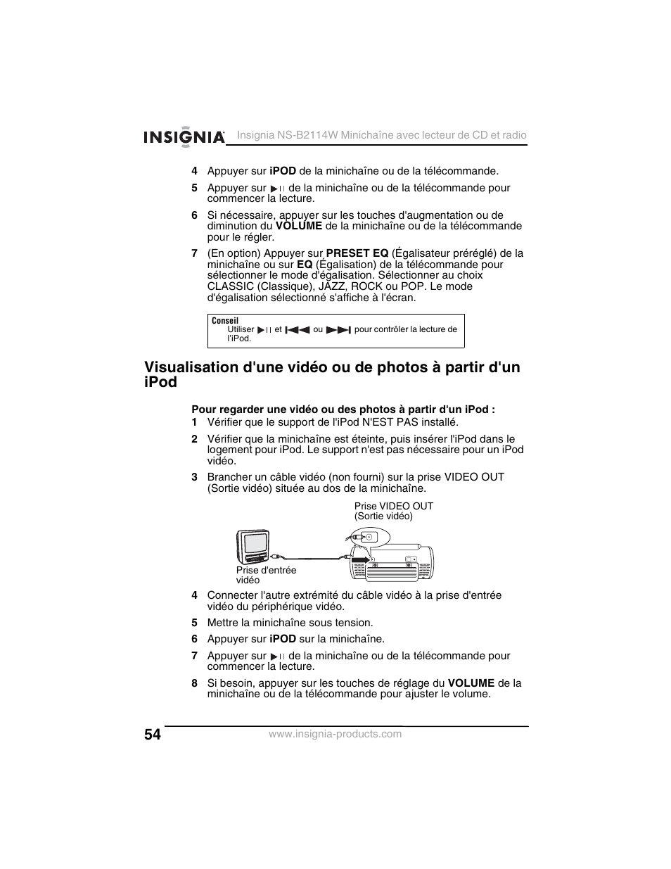 Insignia NS-B2114W User Manual | Page 56 / 98