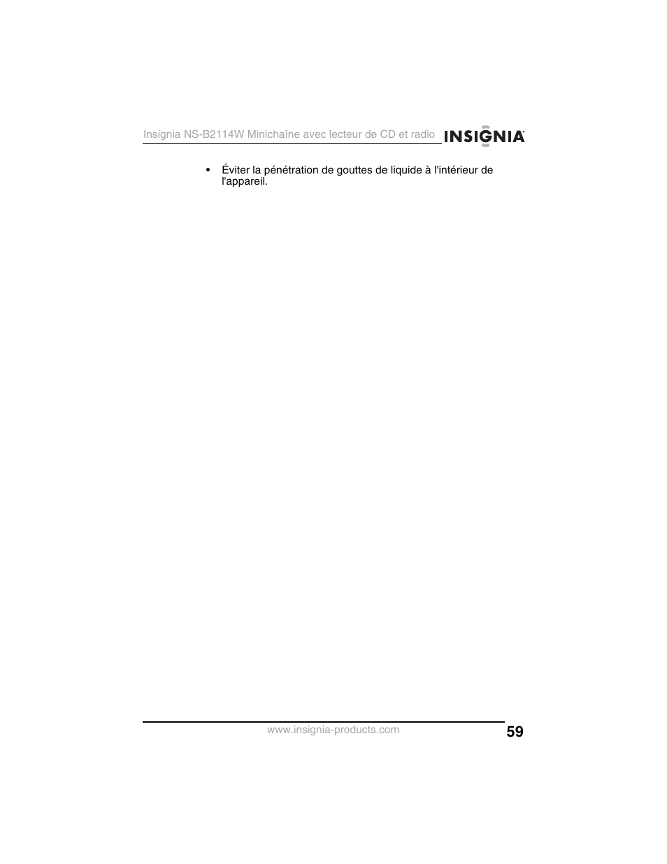 Insignia NS-B2114W User Manual | Page 61 / 98