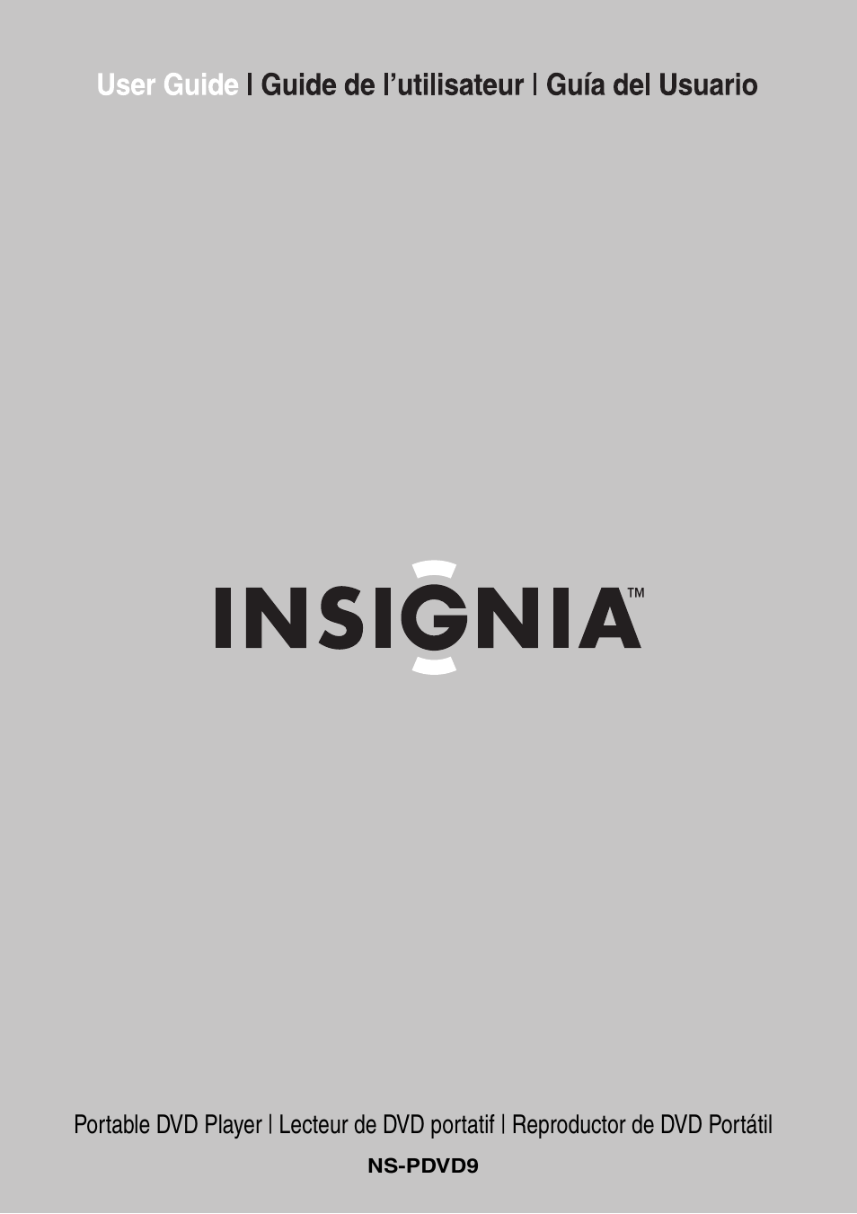 Insignia NS-PDVD9 User Manual | 40 pages