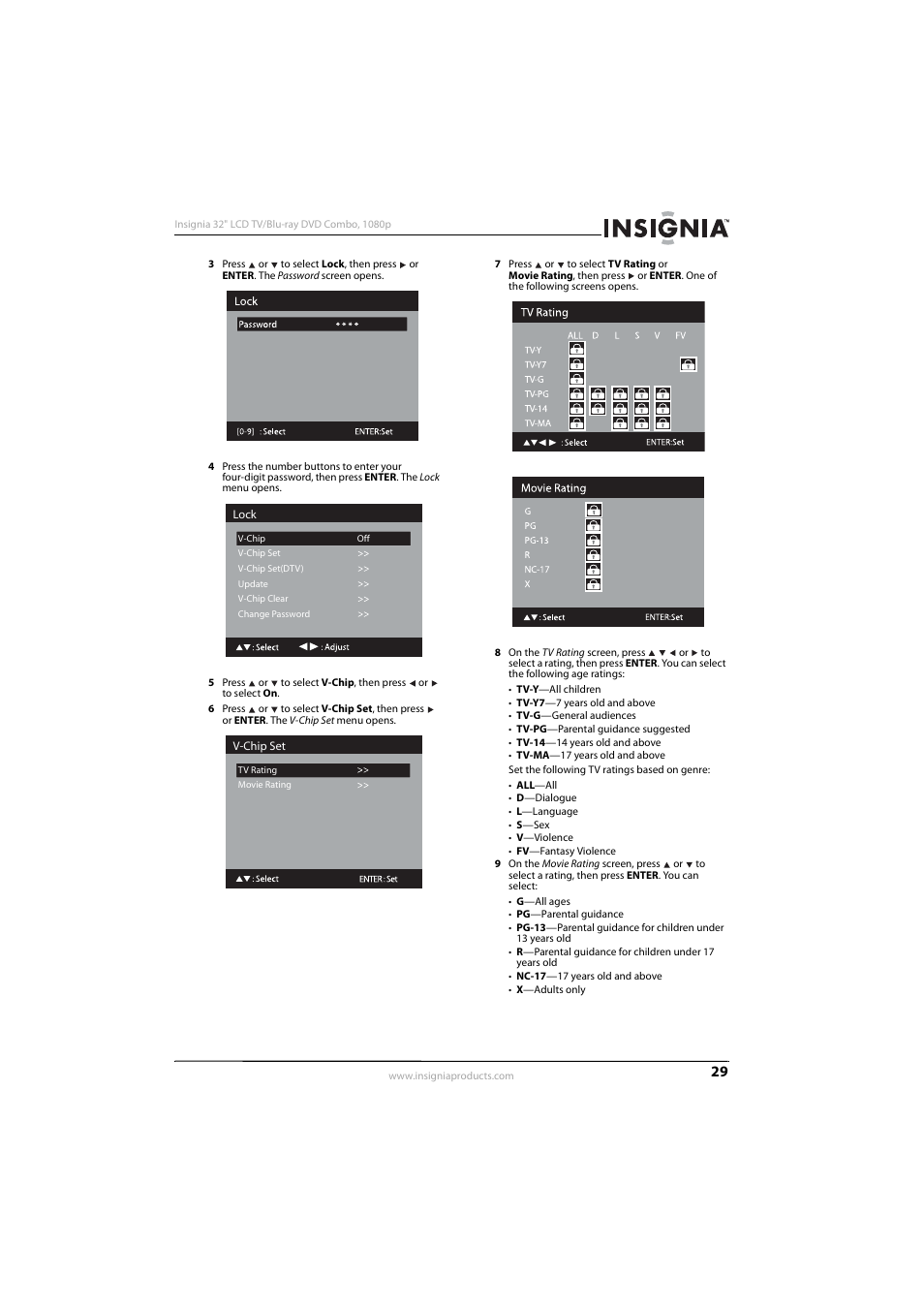 Insignia NS-LBD32X-10A User Manual | Page 33 / 64