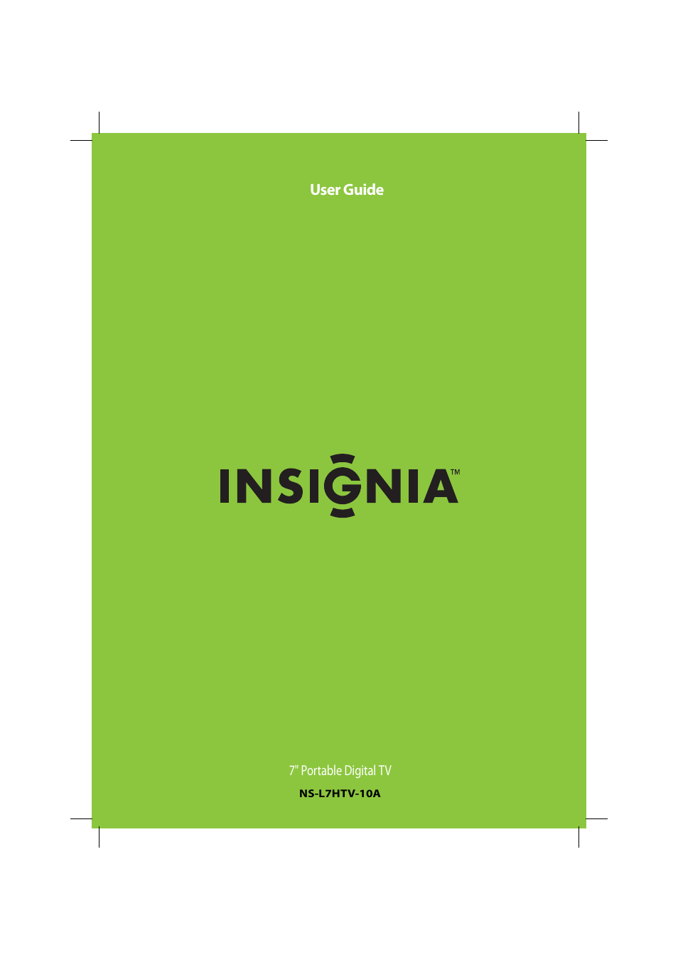 Insignia NS-L7HTV-10A User Manual | 28 pages