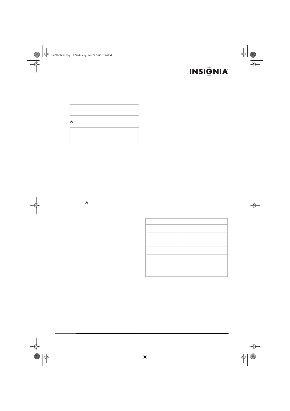 Insignia NS-27LCD User Manual | Page 17 / 70