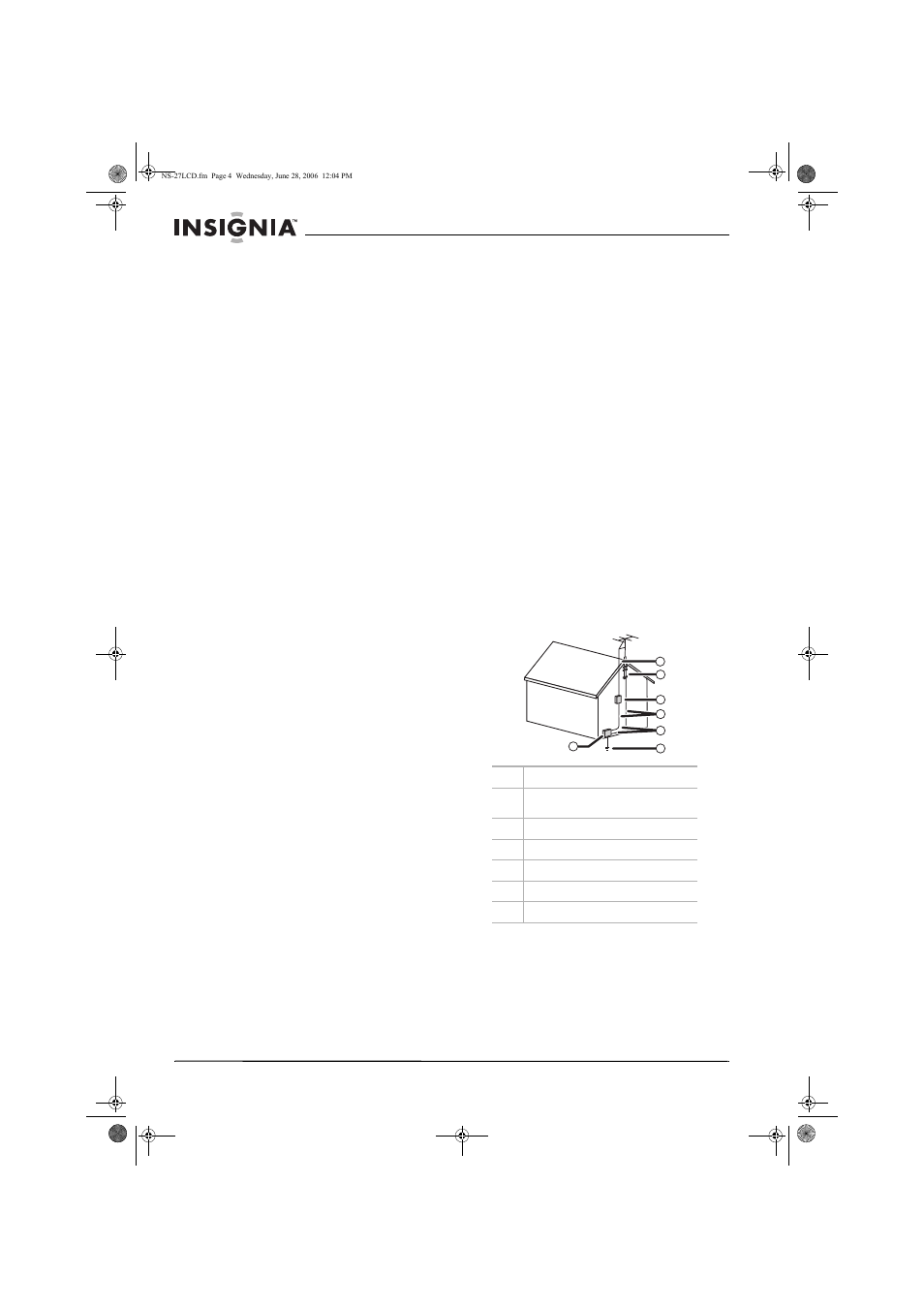 Insignia NS-27LCD User Manual | Page 4 / 70