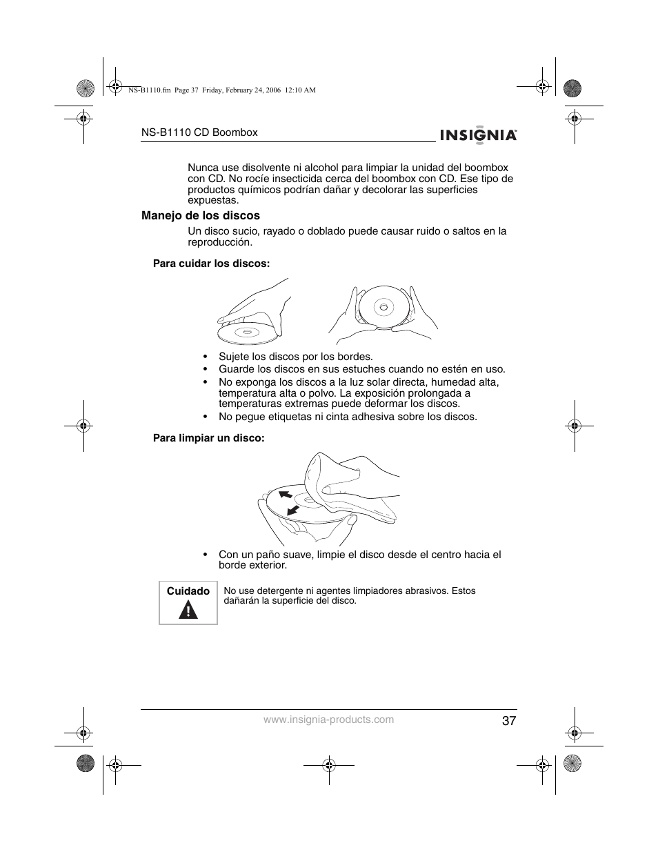 Insignia NS-B1110 User Manual | Page 39 / 44
