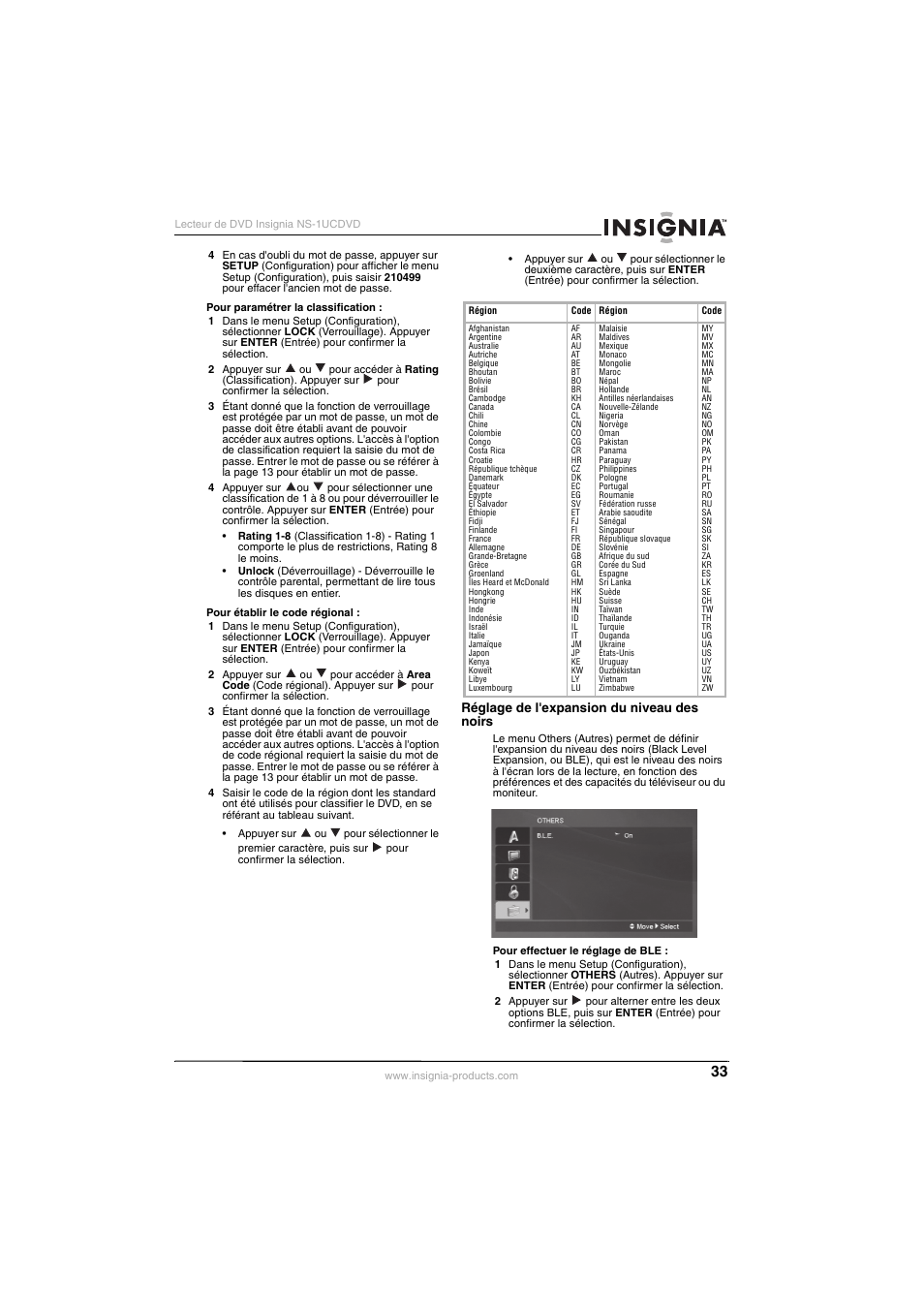 Insignia NS-1UCDVD User Manual | Page 33 / 62