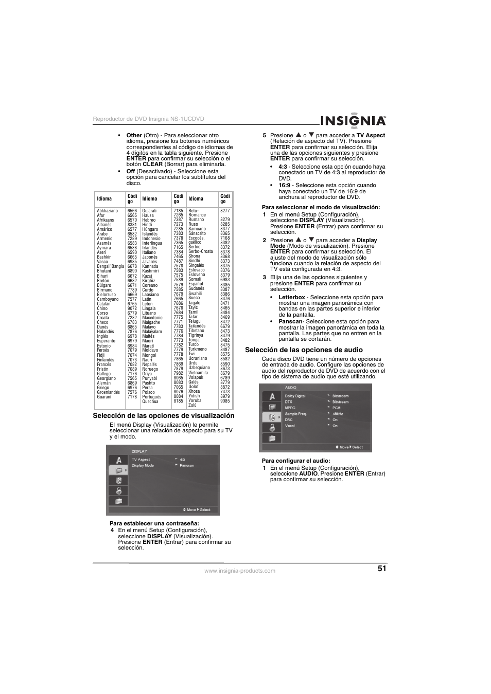 Insignia NS-1UCDVD User Manual | Page 51 / 62