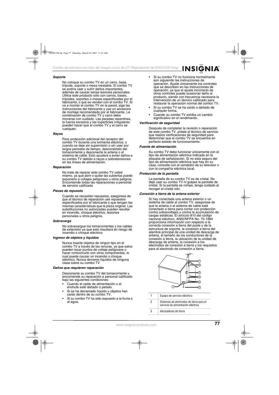 Insignia NS-R27TR User Manual | Page 77 / 112