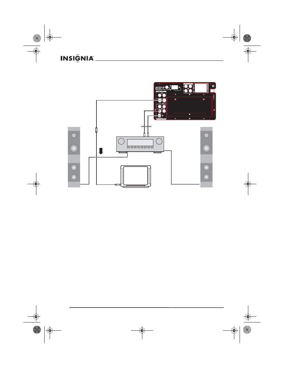 Connecting your amplifier, Setting up digital audio output, Using your dvd executive shelf system | Getting started | Insignia NS-A2111 User Manual | Page 14 / 102