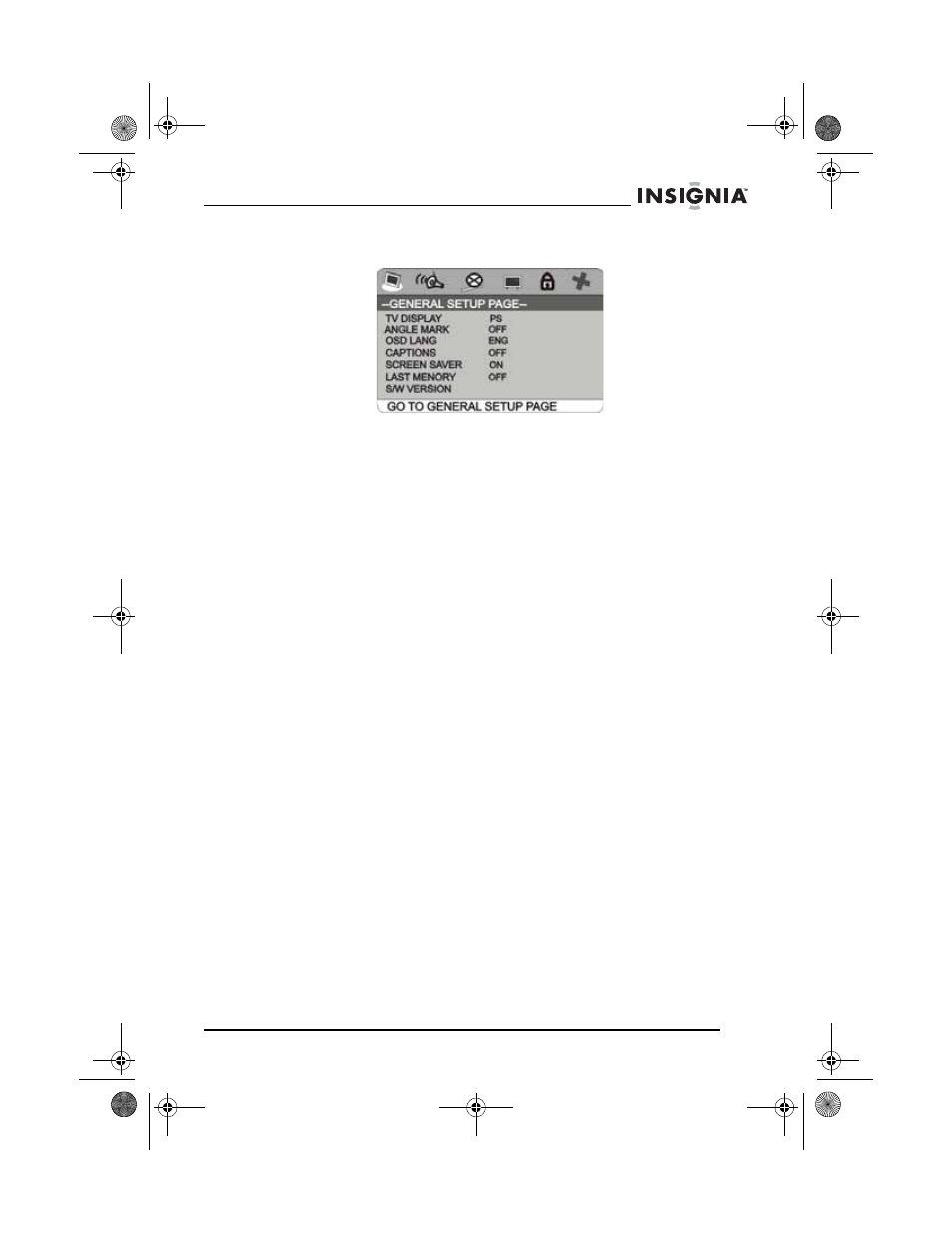 Using the general setup page | Insignia NS-A2111 User Manual | Page 23 / 102