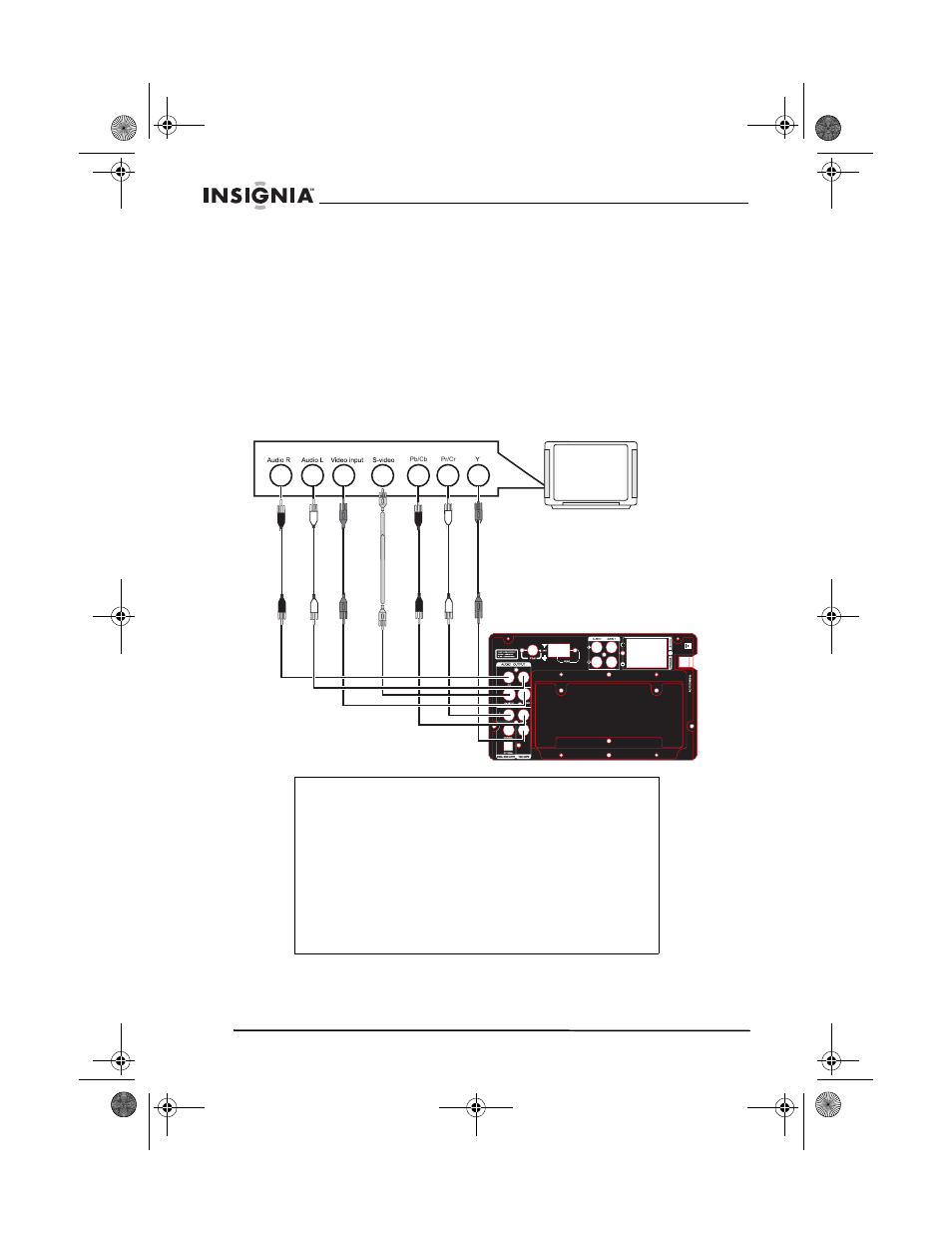 Connexion du téléviseur | Insignia NS-A2111 User Manual | Page 44 / 102
