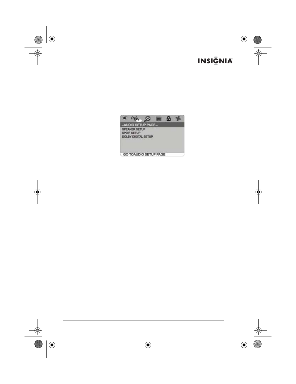 Speaker setup (configuration des haut-parleurs), Spdif setup (configuration spdif) | Insignia NS-A2111 User Manual | Page 57 / 102