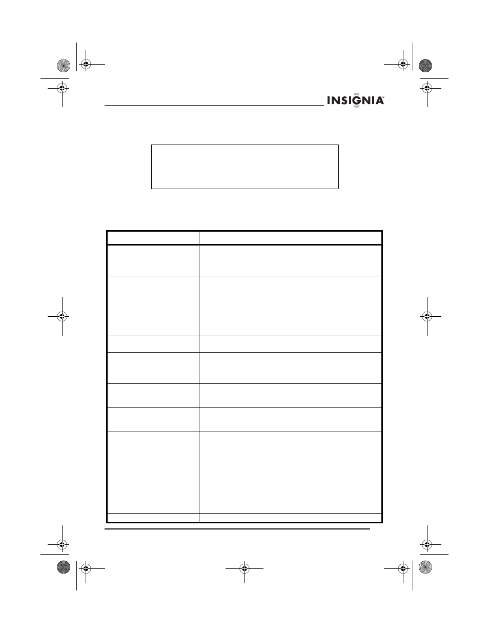 Problèmes et solutions | Insignia NS-A2111 User Manual | Page 61 / 102