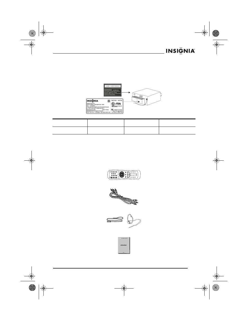 Keep records of your purchase, Features, Accessories | Insignia NS-A2111 User Manual | Page 7 / 102