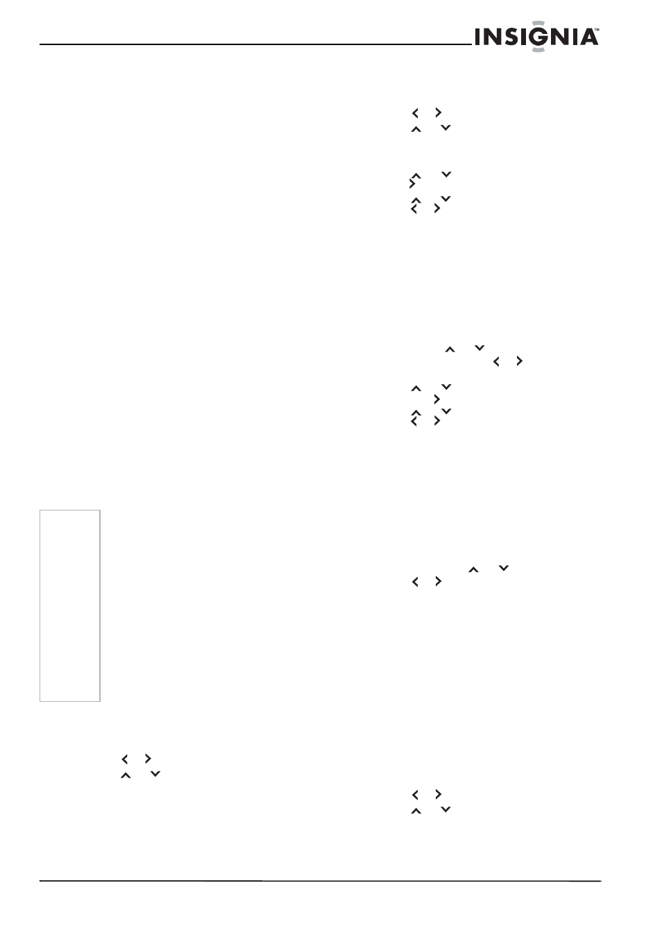 Viewing the previous channel, Muting the volume, Using sleep | Setting the v-chip, Setting a password, To set a password, To set the v-chip, Watching a protected show, To watch a program that is blocked by the v-chip, Changing the password | Insignia NS-RTV32 User Manual | Page 12 / 70