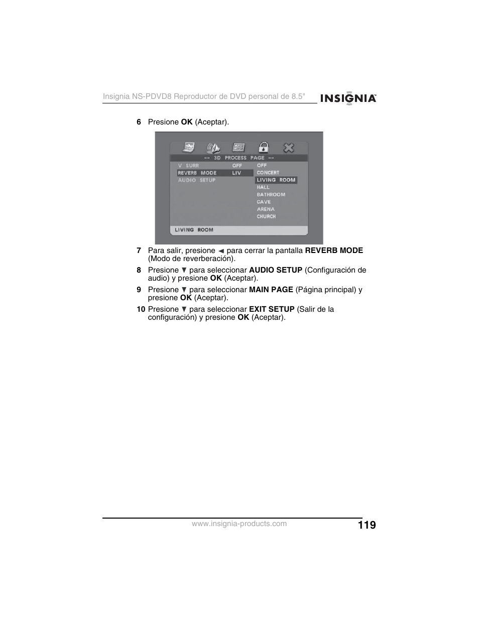 Insignia NS-PDVD8 User Manual | Page 121 / 134