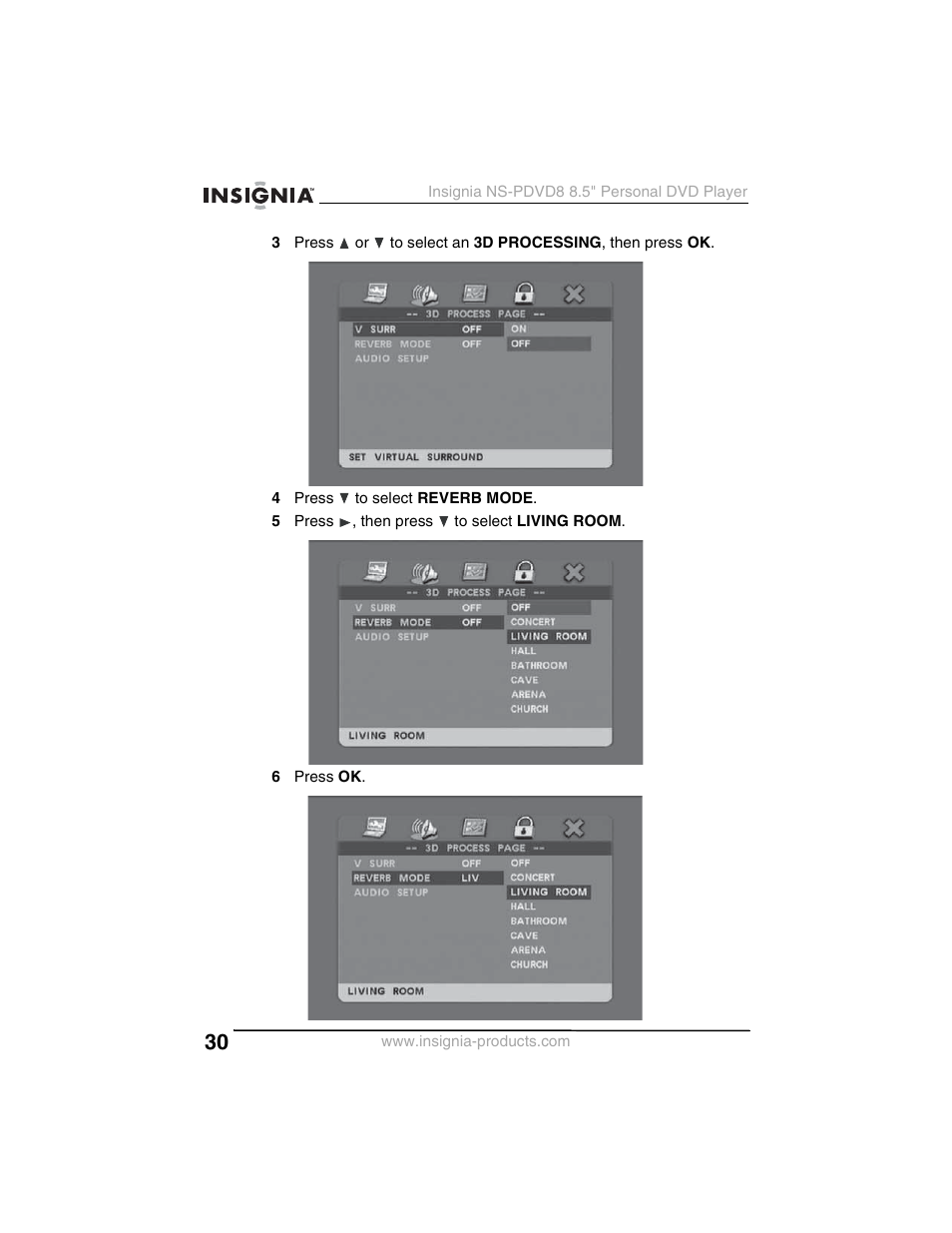 Insignia NS-PDVD8 User Manual | Page 32 / 134