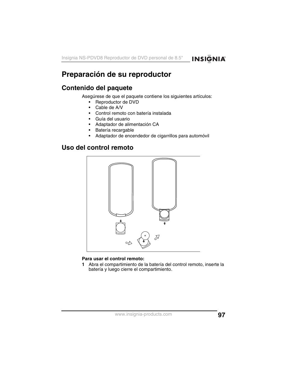 Insignia NS-PDVD8 User Manual | Page 99 / 134