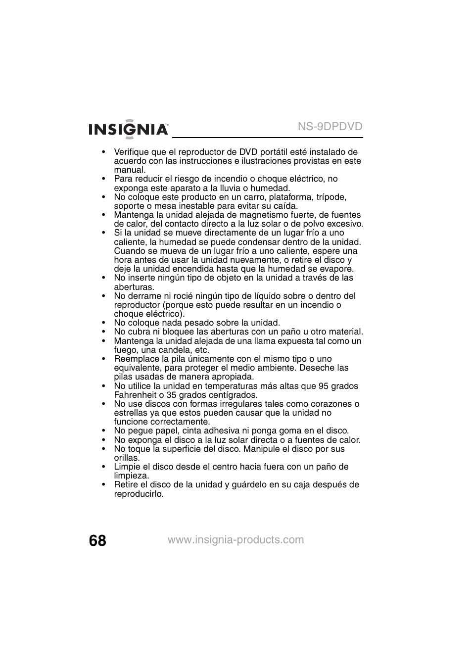 Insignia NS-9DPDVD User Manual | Page 70 / 100