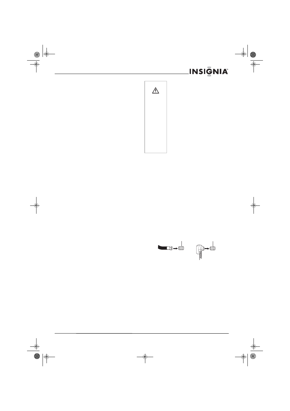 Preparación para instalar sutv, Desempaque y configuración, Fuente de alimentación | Conexión de su tv, Conexiones, Conexiones de la antena, Preparación para instalar su tv conexión de su tv, Preparación para instalar su tv | Insignia NS-30HTV User Manual | Page 61 / 88
