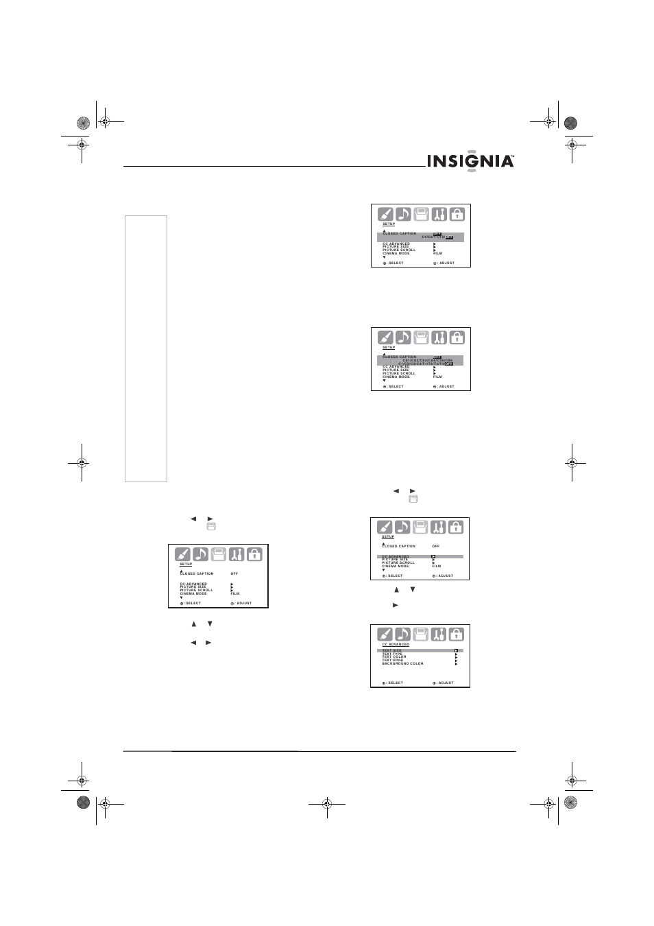 Personalización de los subtítulos | Insignia NS-30HTV User Manual | Page 81 / 88