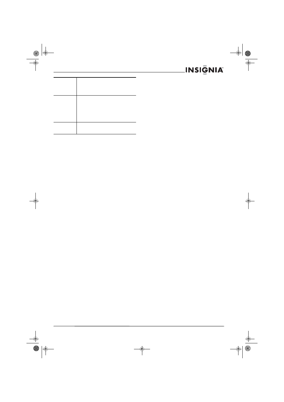 Especificaciones, Especificaciones generales | Insignia NS-30HTV User Manual | Page 85 / 88