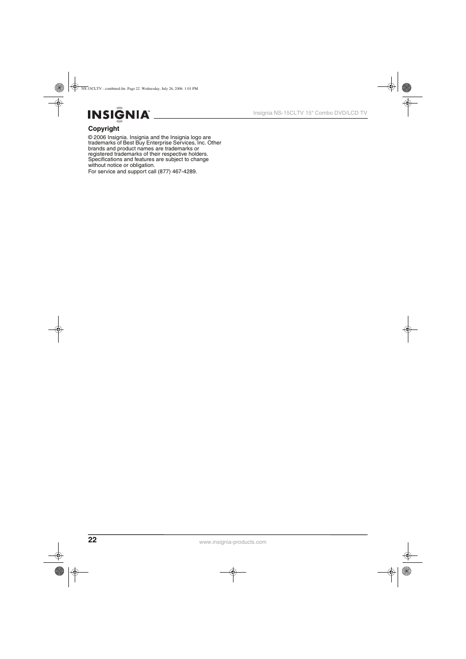 Insignia NS-15cltv User Manual | Page 21 / 69