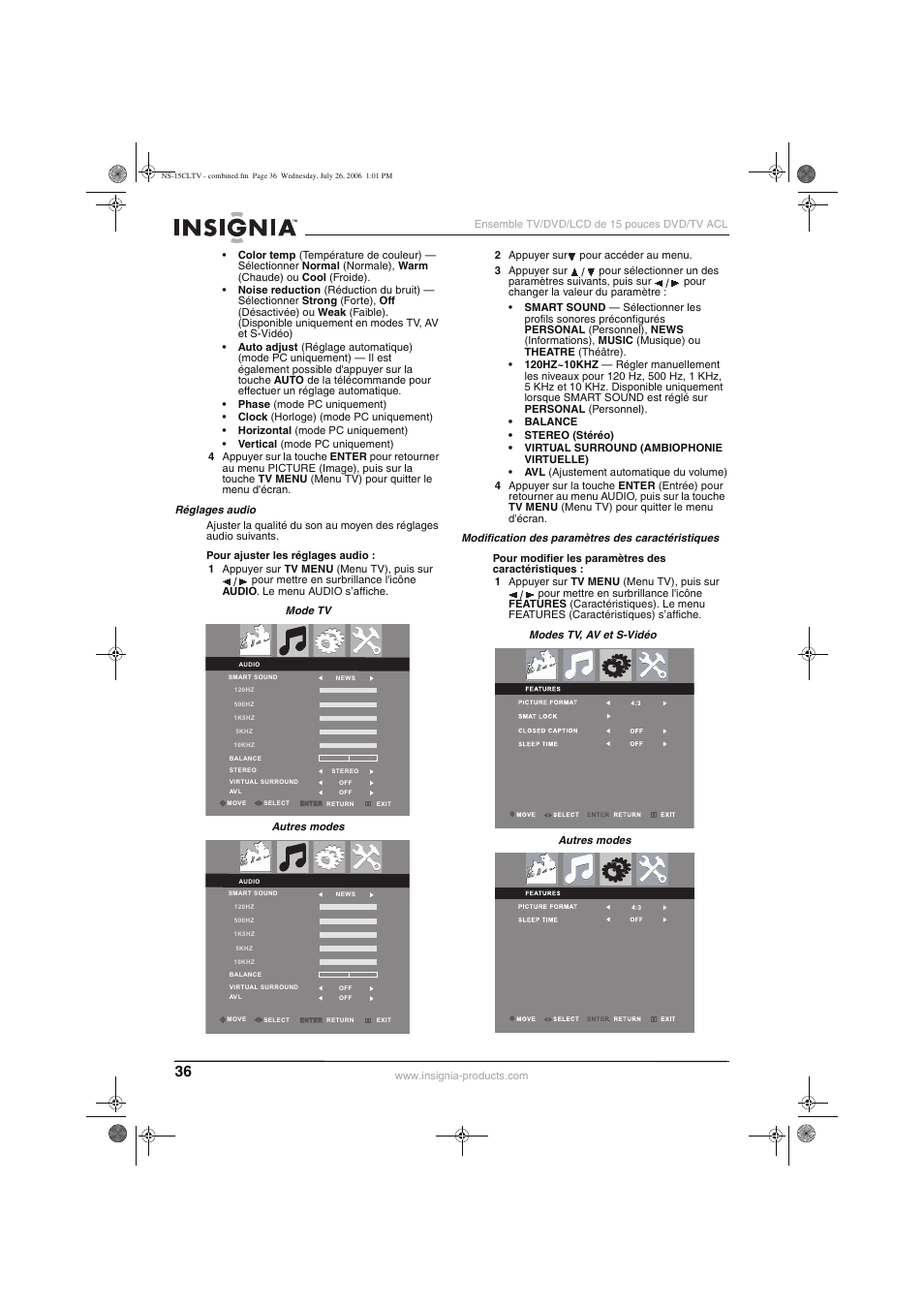 Insignia NS-15cltv User Manual | Page 35 / 69