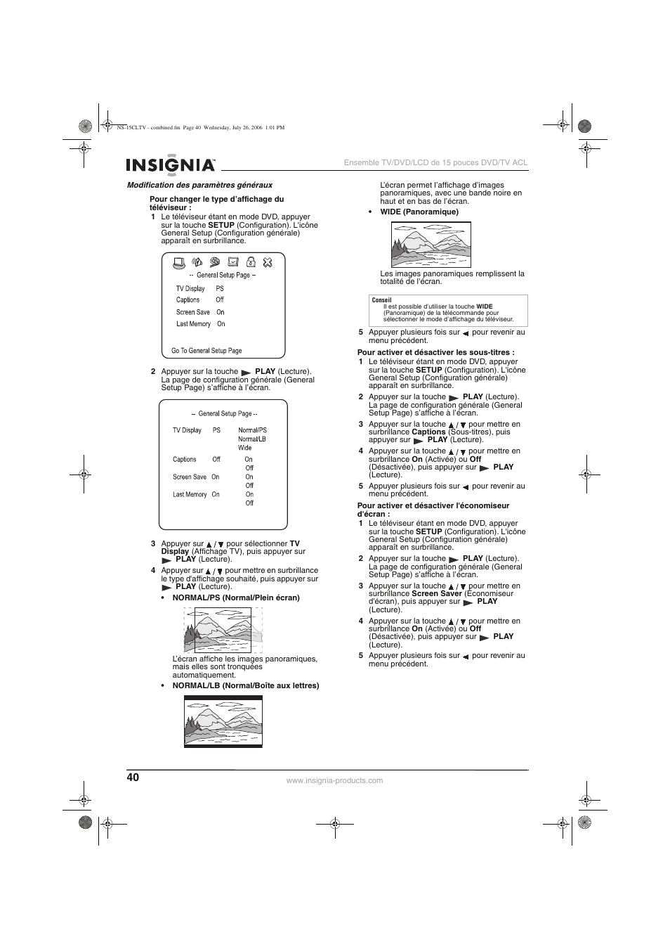 Insignia NS-15cltv User Manual | Page 39 / 69