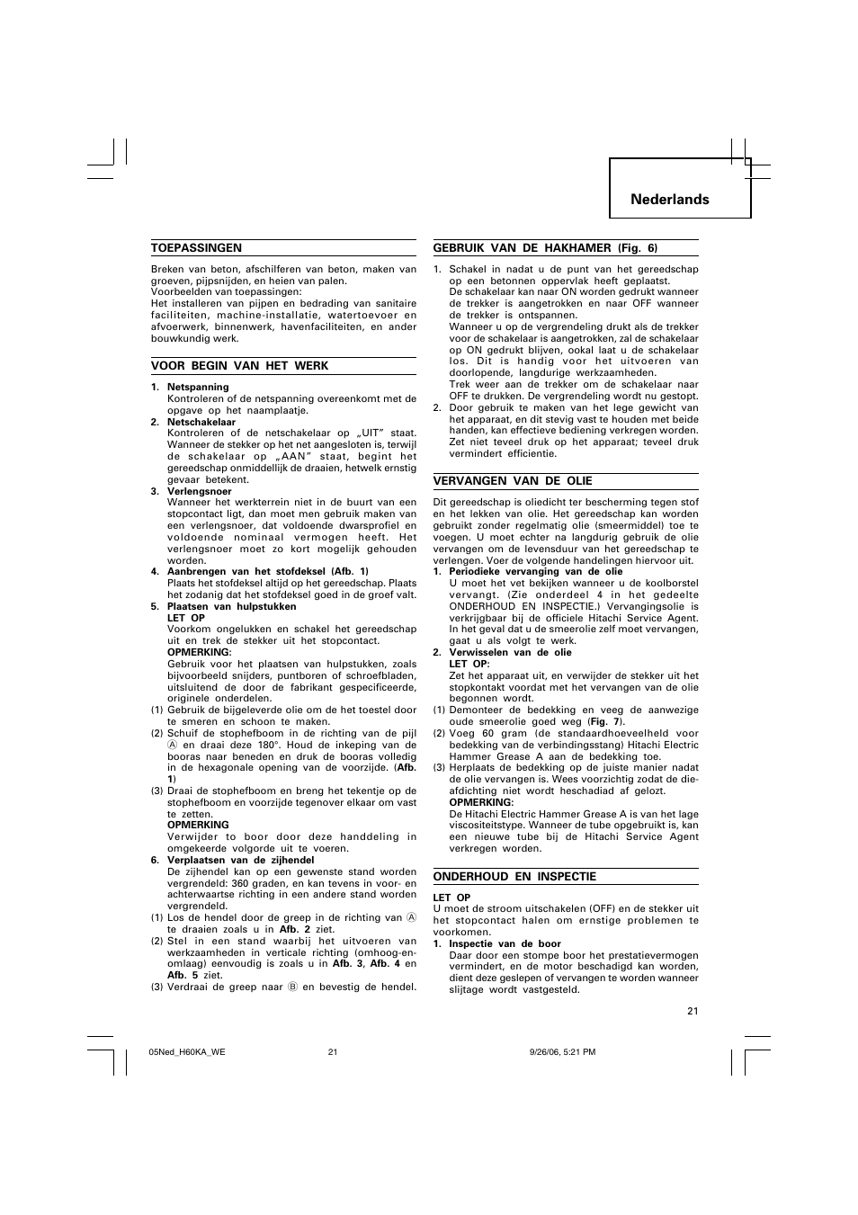 Nederlands | Insignia H 60KA User Manual | Page 22 / 41