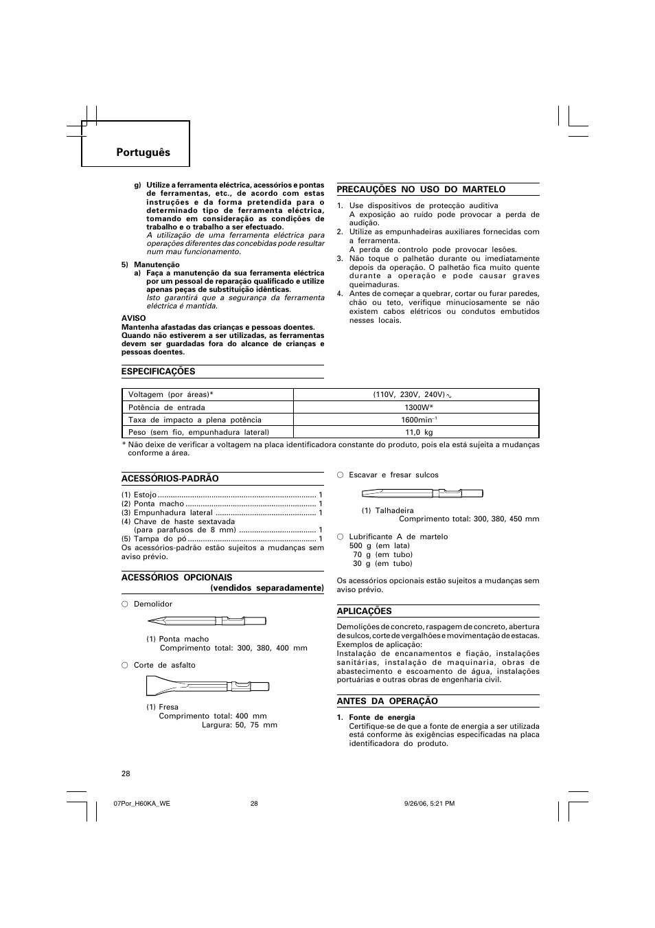 Português | Insignia H 60KA User Manual | Page 29 / 41