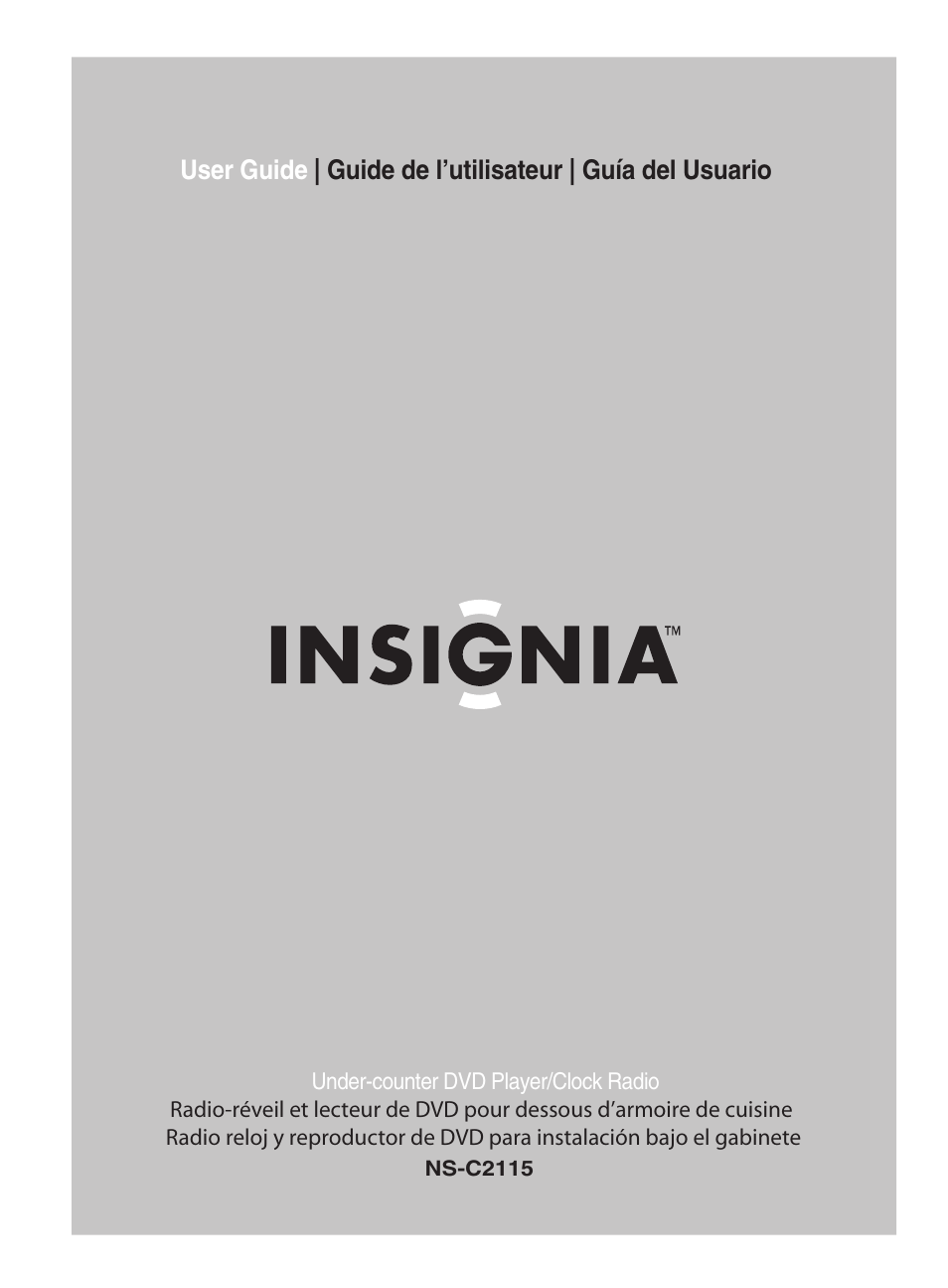 Insignia NS-C2115 User Manual | 68 pages