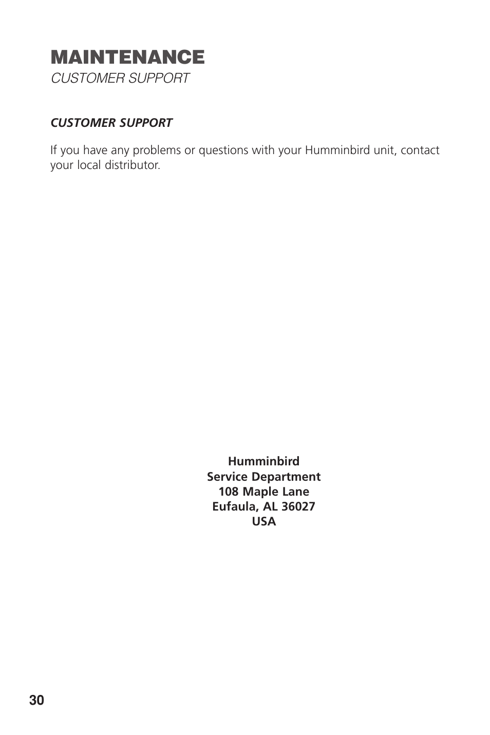 Maintenance | Insignia DUAL BEAM 250DX User Manual | Page 32 / 36