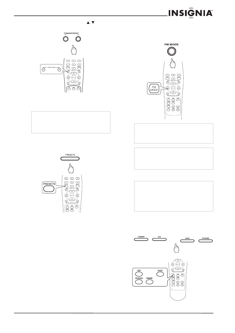 Grabación | Insignia NS-R2000 User Manual | Page 47 / 56