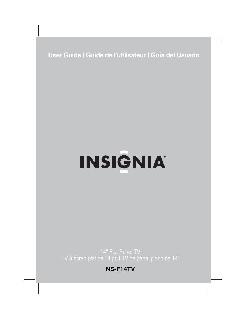 Insignia NS-F14TV User Manual | 94 pages