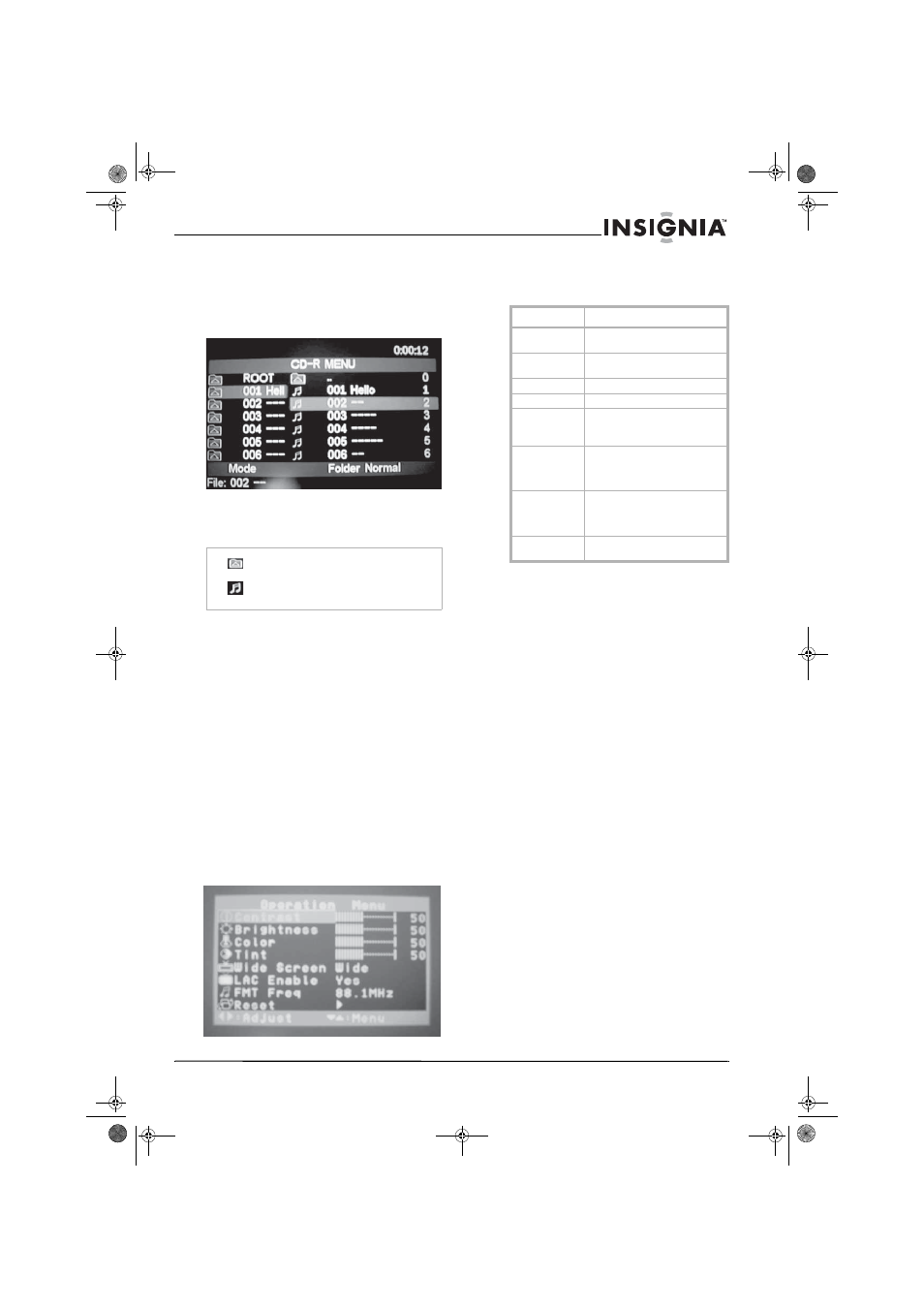 Repetición de la reproducción, Cómo personalizar los ajustes del sistema, Uso del transmisor de fm | Para usar el transmisor de fm para audio | Insignia NS-M10OHD User Manual | Page 33 / 38