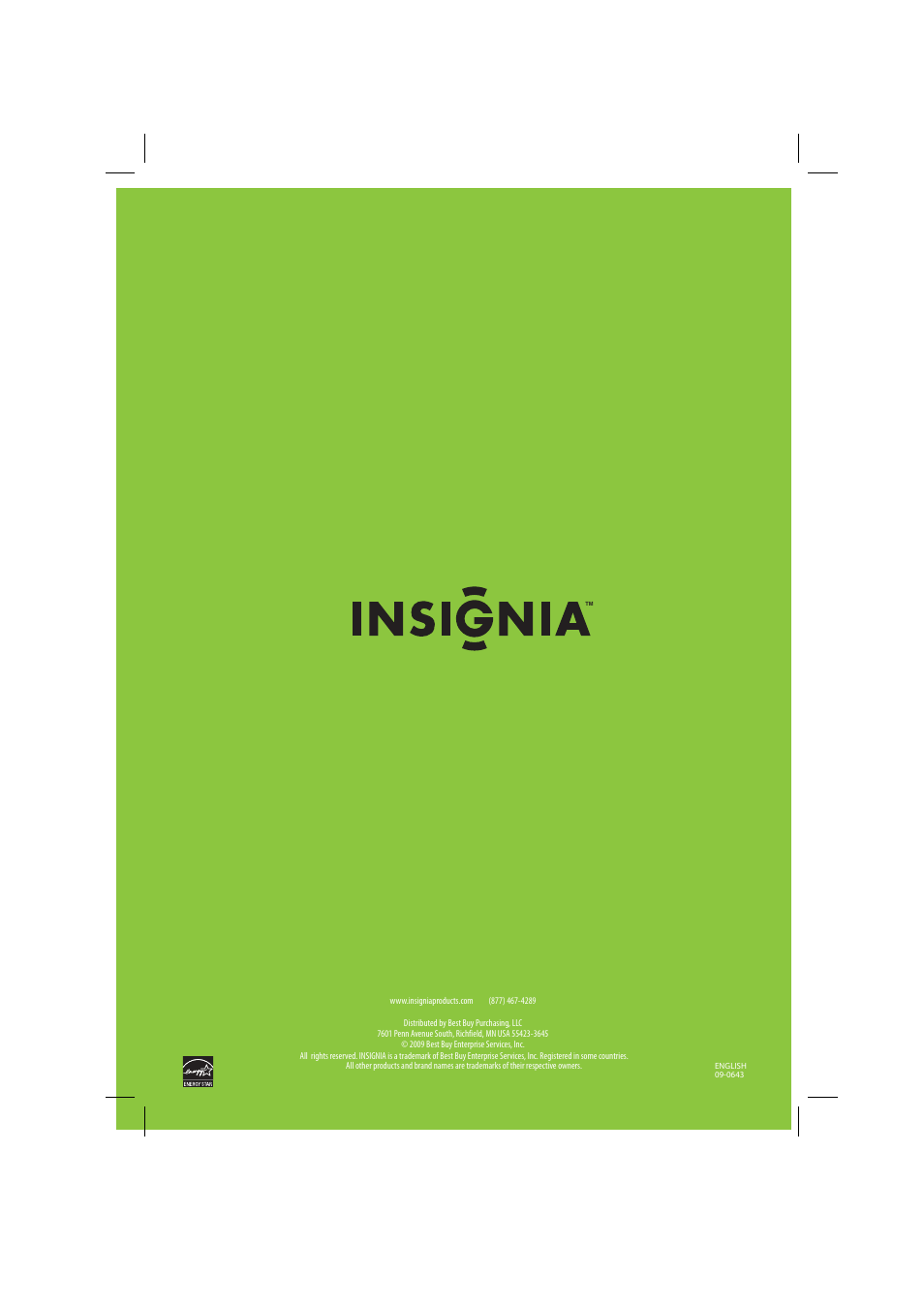 Insignia NS-L47Q09-10A User Manual | Page 40 / 40