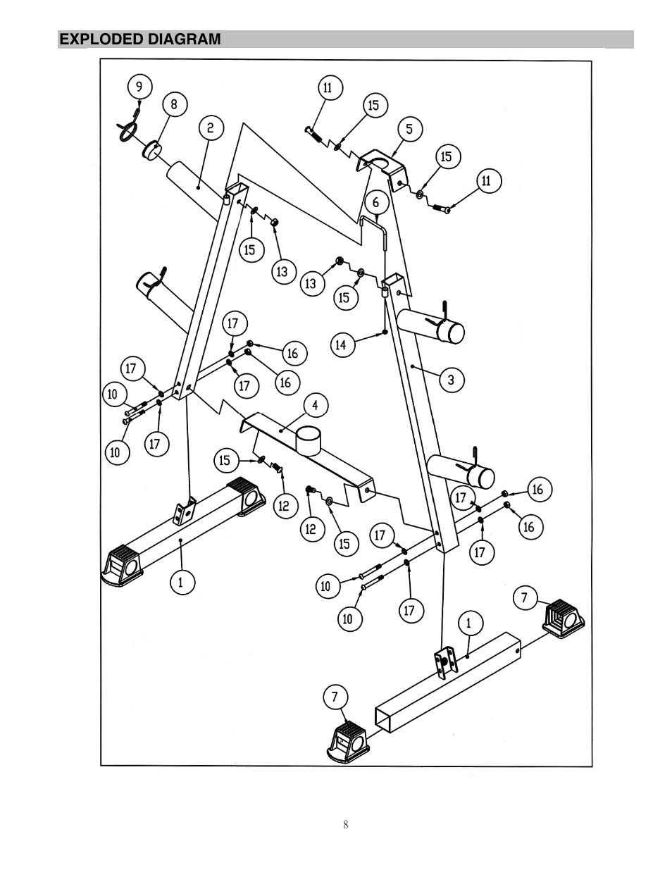 Exploded diagram | Impex SAG-44.1 User Manual | Page 9 / 10