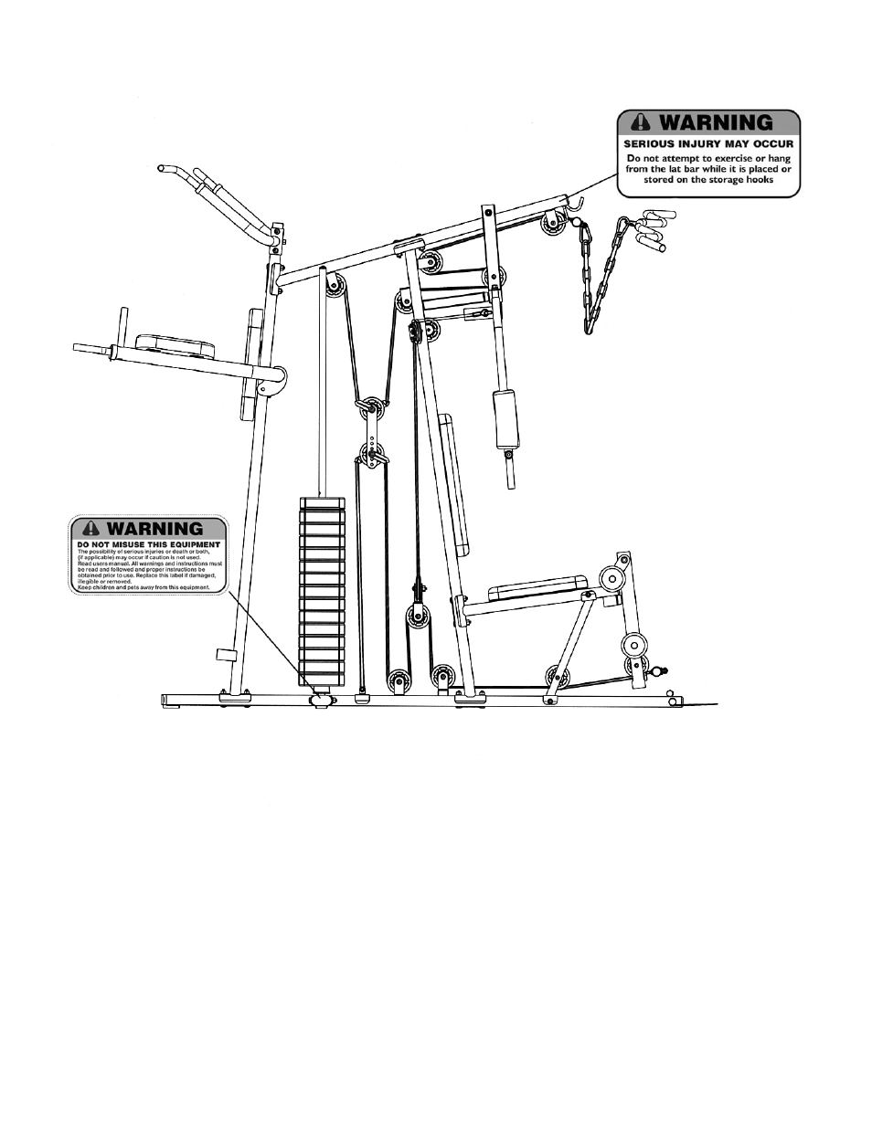 Warning label placement | Impex MWM-1840 User Manual | Page 4 / 29