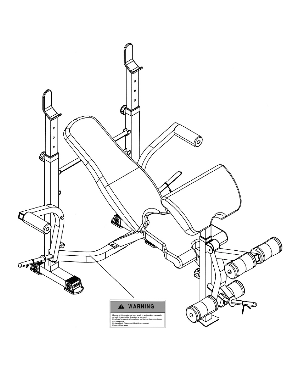 Warning label placement | Impex IGS-5683 User Manual | Page 4 / 13