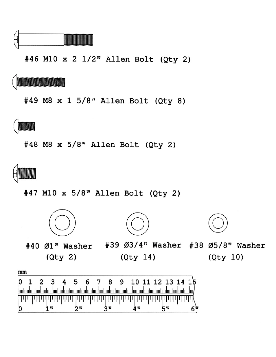 Hardware pack | Impex IGS-5683 User Manual | Page 5 / 13