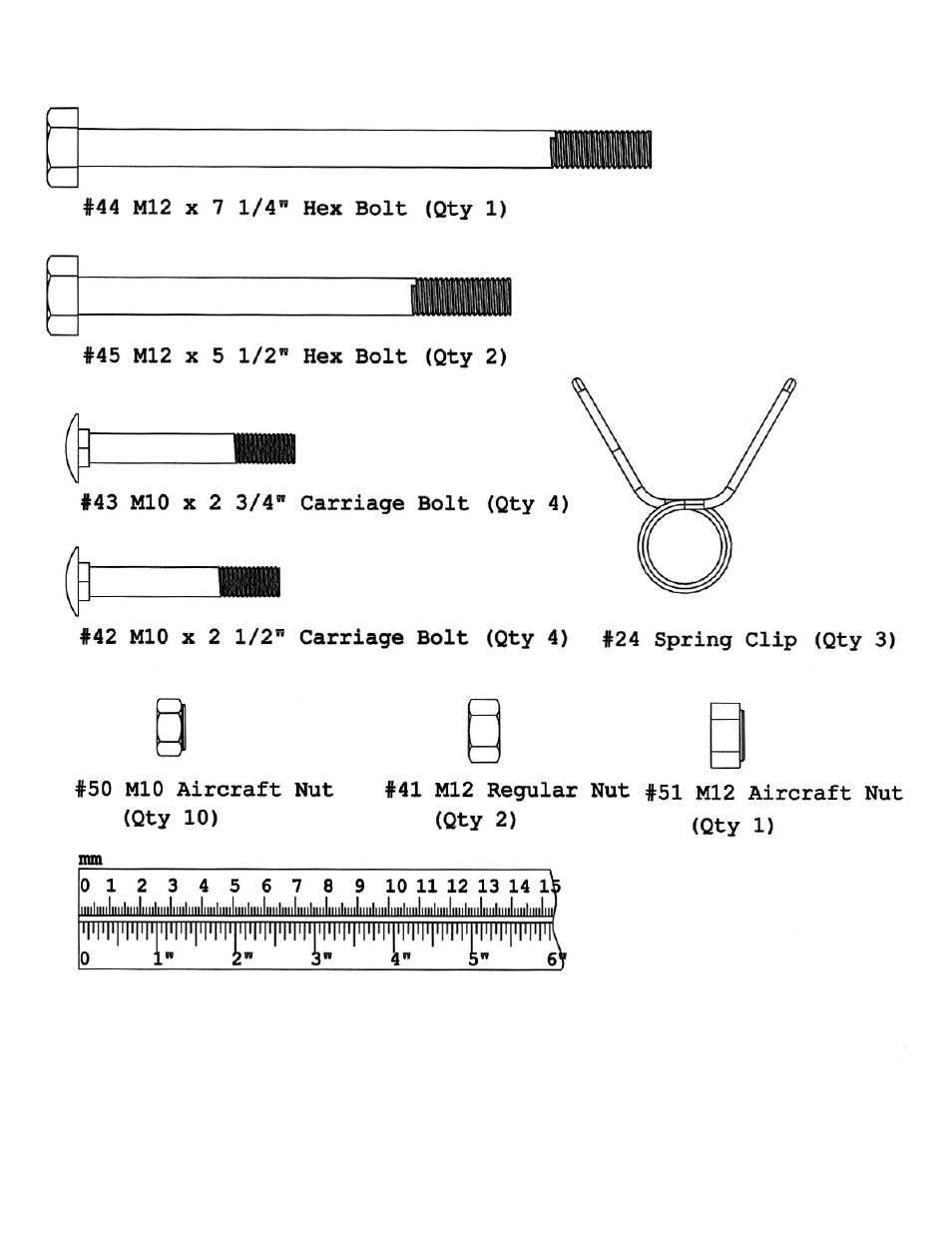 Hardware pack | Impex IGS-5683 User Manual | Page 6 / 13