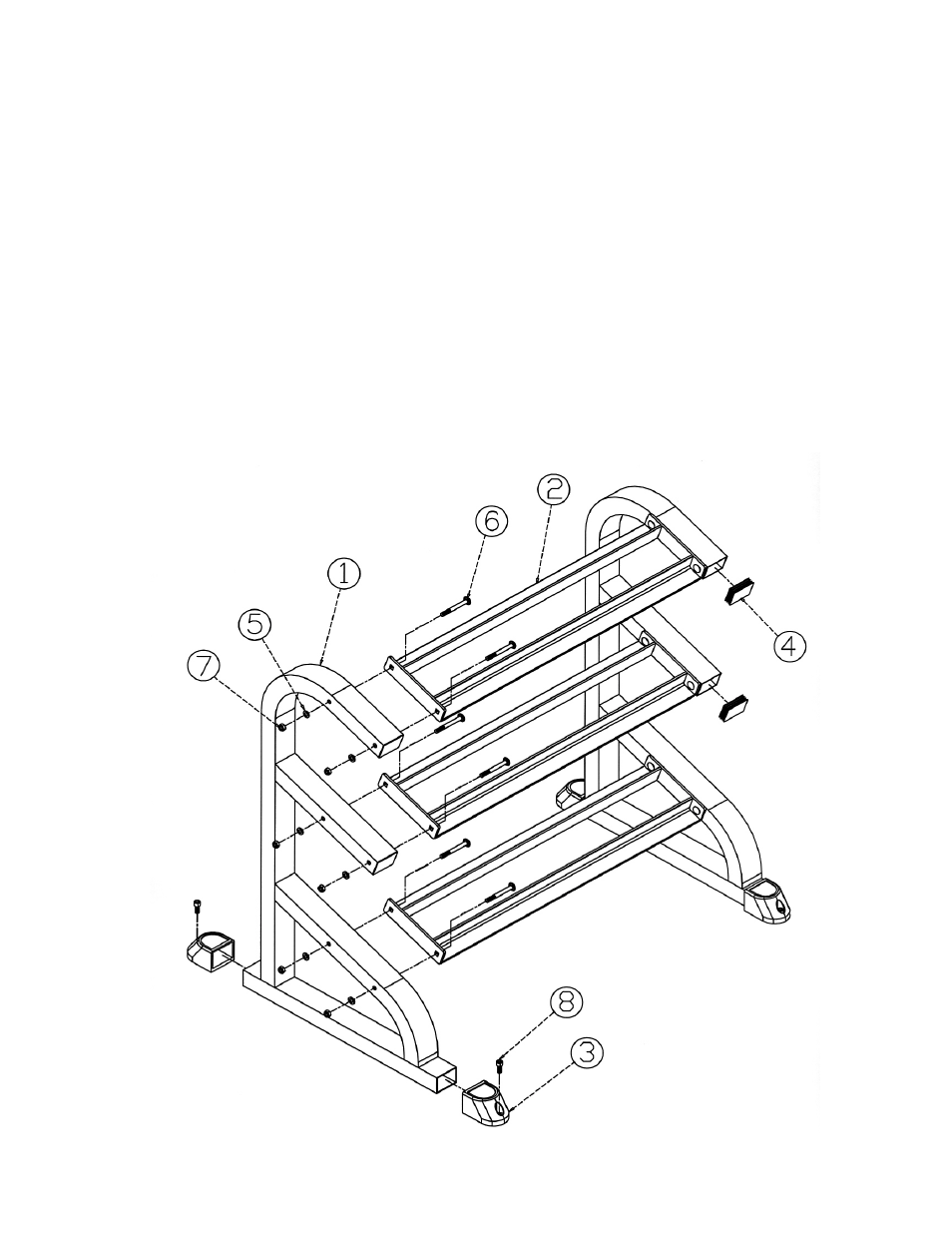 Assembly instructions, Exploded diagram | Impex DBR 400 User Manual | Page 5 / 7