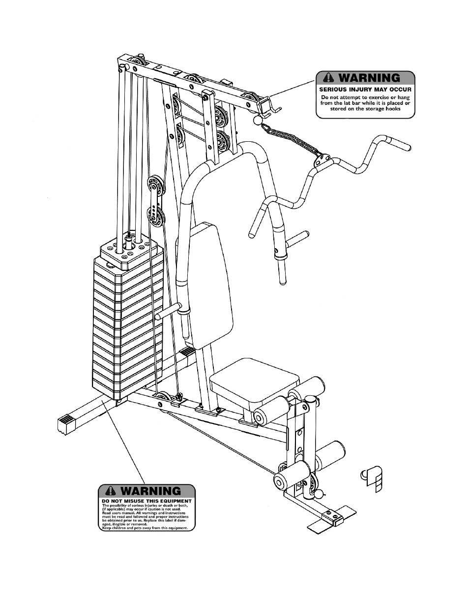 Warning label replacement | Impex MWM7150 User Manual | Page 4 / 21