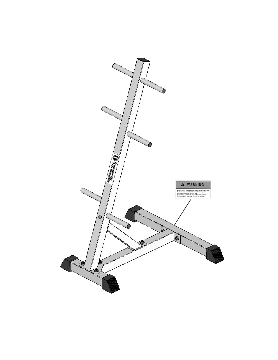 Warning label placement | Impex TSA-41 User Manual | Page 4 / 7