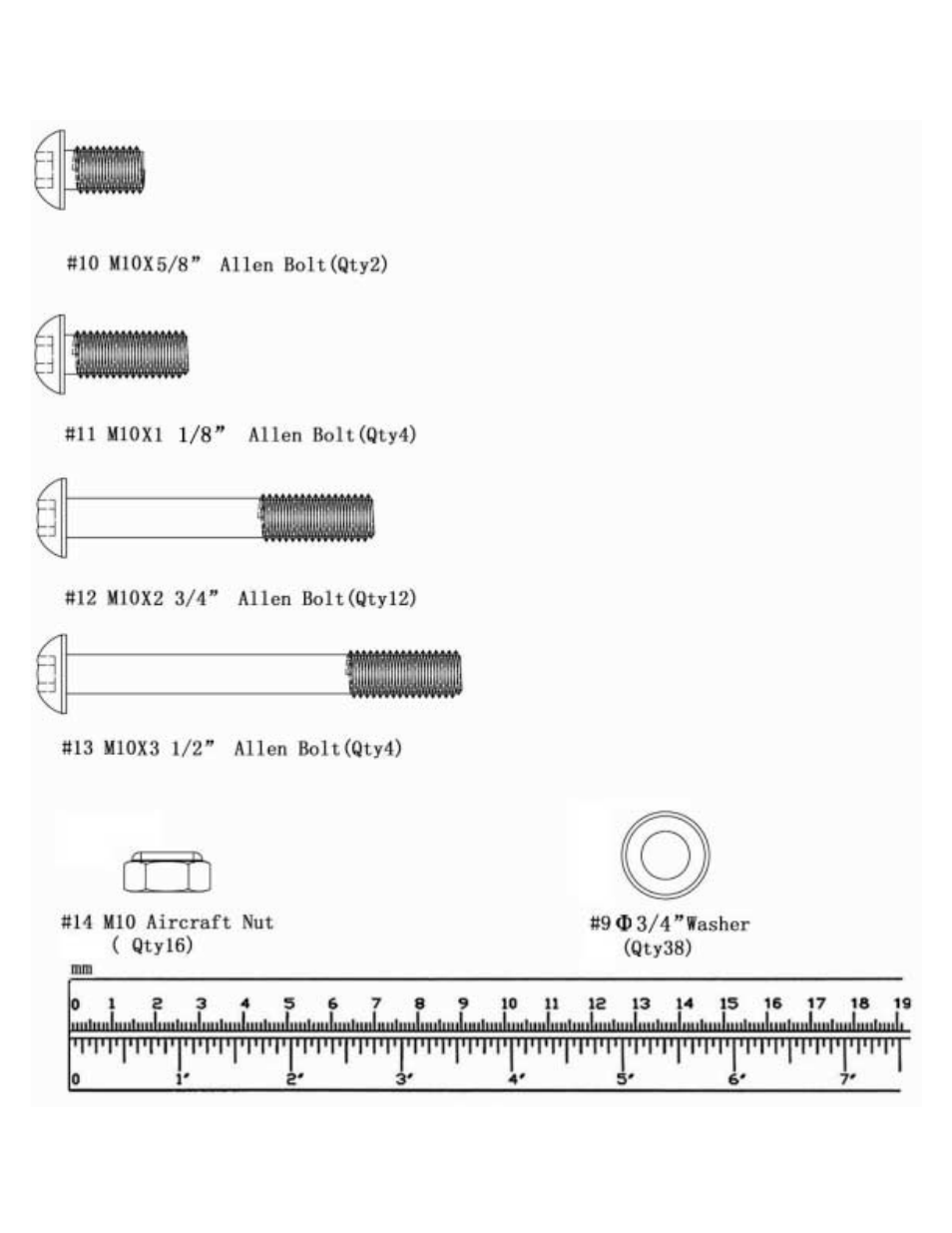 Hardware pack | Impex DBR 92 User Manual | Page 5 / 11