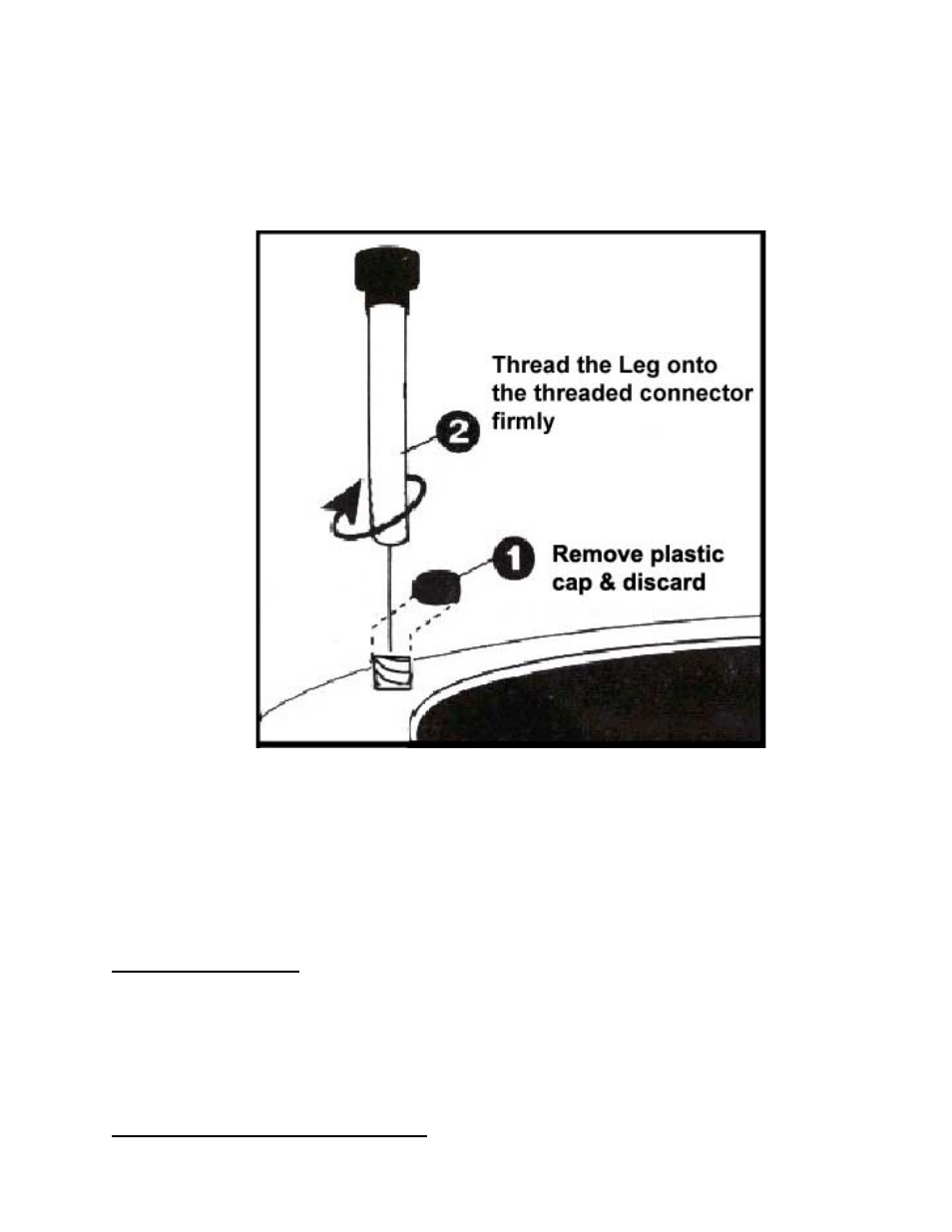 Assembly instruction, Limited warranty | Impex MARCY TPL-40 User Manual | Page 2 / 3