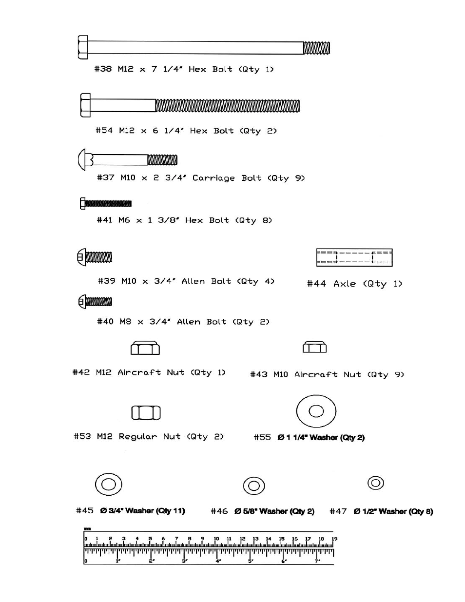 Hardware pack | Impex PHC-700 User Manual | Page 4 / 12