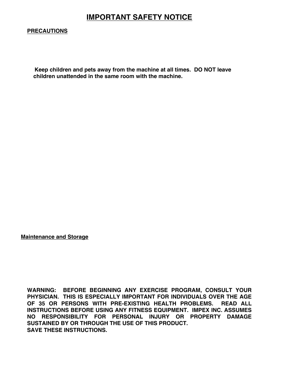 Important safety notice | Impex BF-1201 User Manual | Page 3 / 22